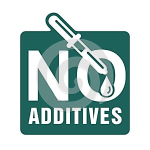 No preservatives, additives or dye free pictogram