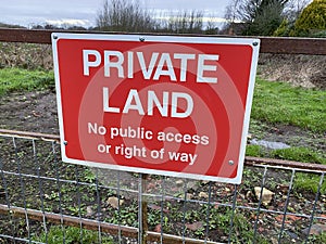 No Public Right of Way - Private