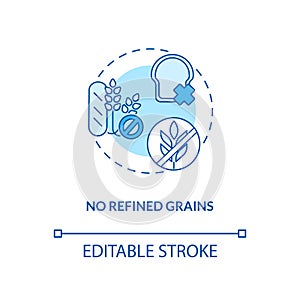 No refined grains concept icon