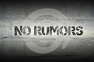 No rumors GR