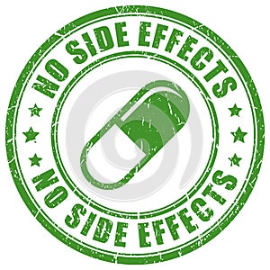 No side effects stamp