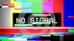 No signal pattern VCR glitch