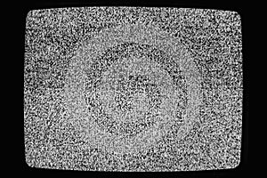 No signal TV texture. Television grainy noise effect as a background. No signal retro vintage television pattern