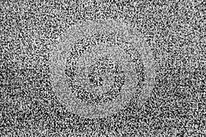 No signal TV texture. Television grainy noise effect as a background. No signal retro vintage television pattern