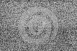 No signal TV texture. Television grainy noise effect as a background. No signal retro vintage television pattern. Interfering sign