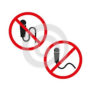 No singing or microphones allowed. Vector prohibition signs. Silence required symbol.