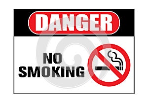 No smoking cigarette sign.