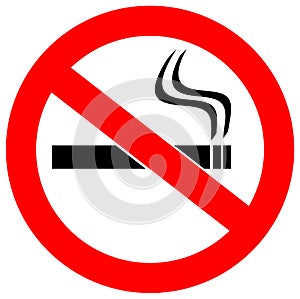 No smoking sign