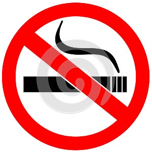 No smoking sign