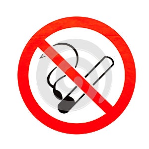 No smoking sign