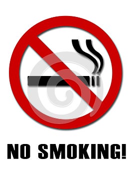 No smoking sign photo