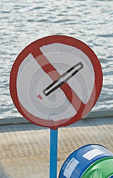 No-smoking sign