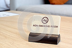 No smoking sign