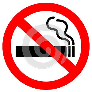 No smoking sign