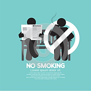 No Smoking Sign At Public Place