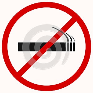 No smoking sign