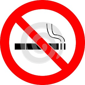 No smoking sign vector