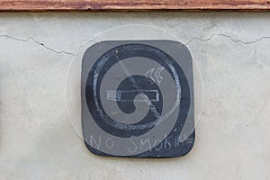 No smoking signs