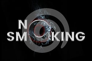 No smoking - Stop smoking - Smoking Kills conceptual art