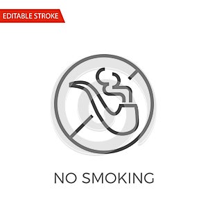 No Smoking Vector Icon