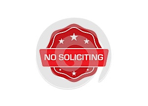 No Soliciting stamp,No Soliciting rubber stamp,