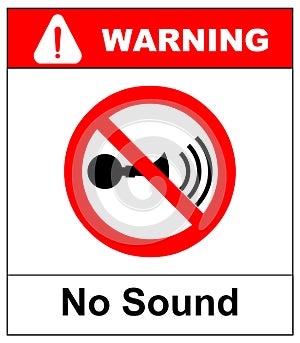 The no sound icon. Volume Off symbol. Flat Vector illustration