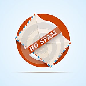 No spam illustration.