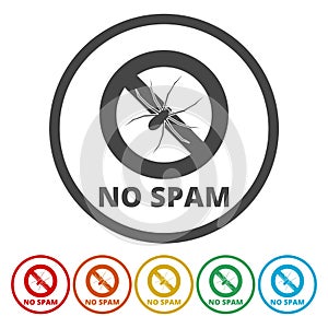 No spam illustration