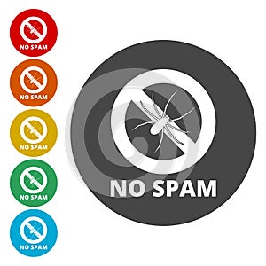 No spam illustration