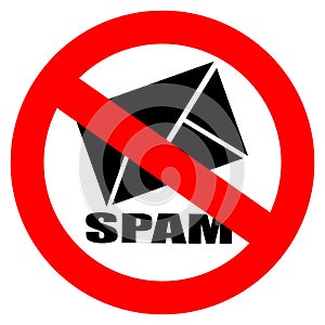 No spam sign
