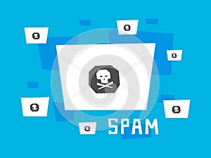 No spam vector illustration