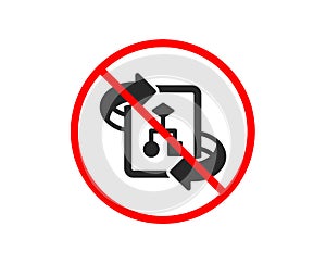 Technical algorithm icon. Project documentation sign. Vector