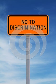 No to Discrimination