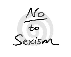 No to Sexism