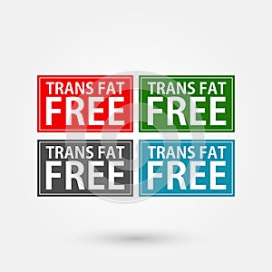 no trans fat rubber stamp illustration isolated white background 3