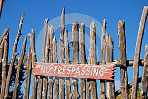 No Trespassing