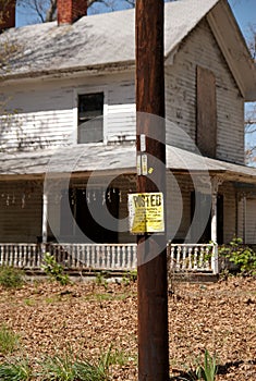 No trespassing posted sign