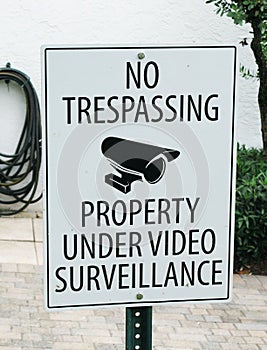No Trespassing Property Under Video