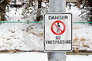 No Trespassing Sign