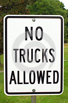 No Trucks Allowed photo