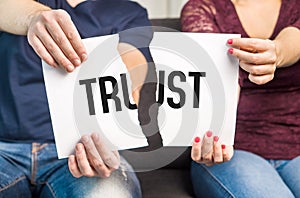 Nie dôverovať podvod nevera manželský problémy 