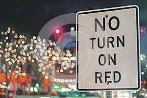 No turn on red in the winter