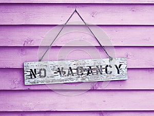 No Vacancy on Pink photo