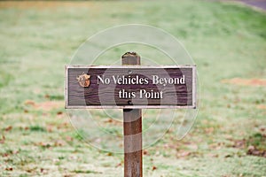 No Vehicles Beyond This Point