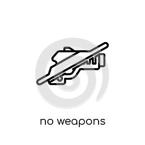 No weapons icon from collection.