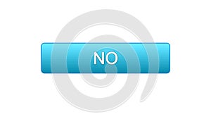 No web interface button blue color, online application, internet service photo