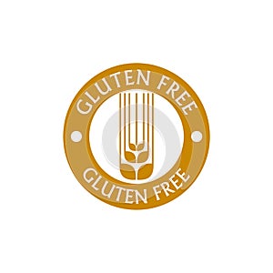 No wheat or gluten free product isolated icon isolated on white background