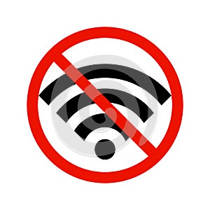 No wifi icon vector illustraion