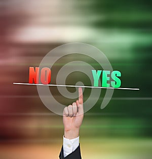 No and yes symbol