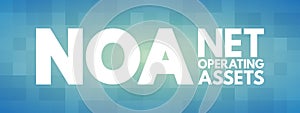 NOA - Net Operating Assets acronym concept